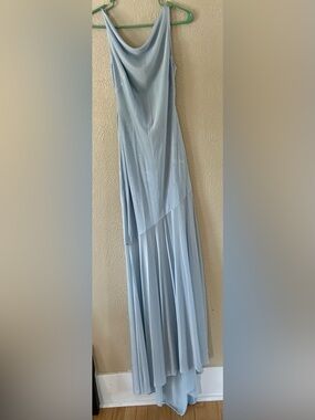 Khy Elegant Sheer Draped Long Dress
